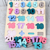 Alphanumeric Board Wooden Jigsaw Volume Wooden Baby Young Children Early Education Educational Toys