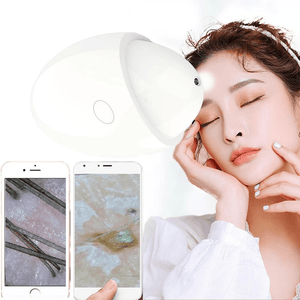 Analizador de piel Tester Connect Cellphone Computer Analizador de aceite de humedad facial de forma inalámbrica Monitor de piel facial Herramienta de belleza para el cuidado de la piel