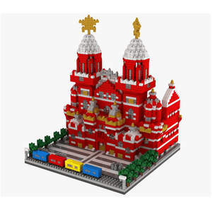 Wltoys YZ067 2384Pcs Moscow Red Square Puzzle Assembled Building Blocks Indoor Toys