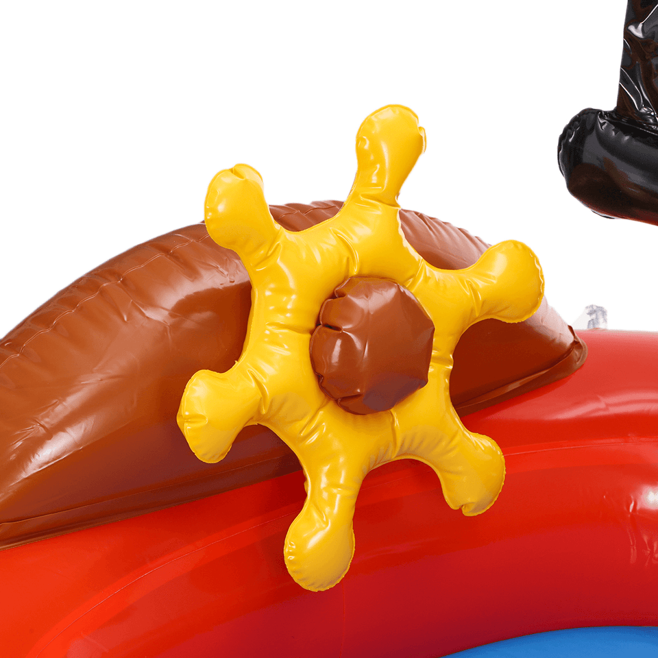 Pirate Boat Inflatable Swimming Pool Children Fountain