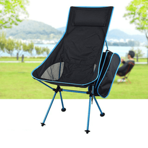 Portable Collapsible Moon Chair Fishing Camping BBQ Stool Folding Extended Hiking Seat Garden Ultralight Portable Indoor Outdoor Chair