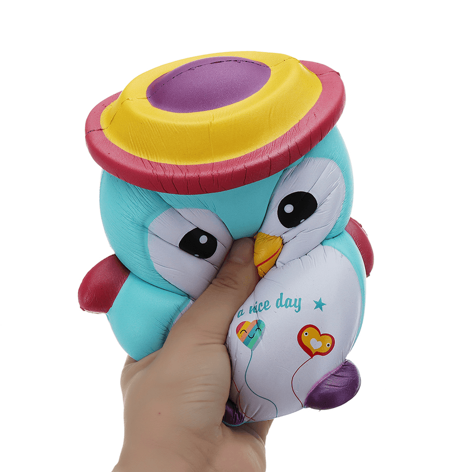 JJC_SS Squishy Happy Penguin Huge Jumbo 18Cm Kawaii Soft Slow Rising Toy Gift with Original Package Collection