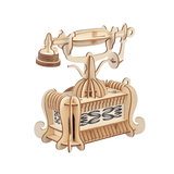 3D Woodcraft Assembly Retro-Electric Appliance Series Kit Jigsaw Puzzle Decoration Toy Model for Kids Gift
