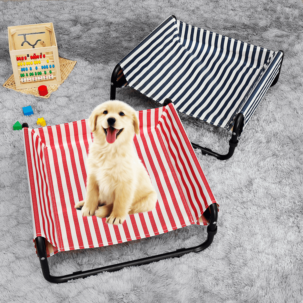 Elevated Dog Pet Bed Folding Portable Waterproof Outdoor Raised Camping Basket