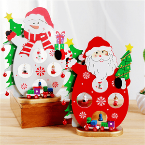 Christmas Party Home Decoration Santa Claus Snowman Table Ornaments Toys for Kids Children Gift