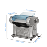 Máquina eléctrica de prensado de fideos de 135 W, máquina para hacer pasta, cortador de masa, rodillo para bolas de masa hervida