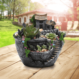 Father'S Day Gifts Flower Pot Resin Flower Pot Succulent Planter Decoration Pot
