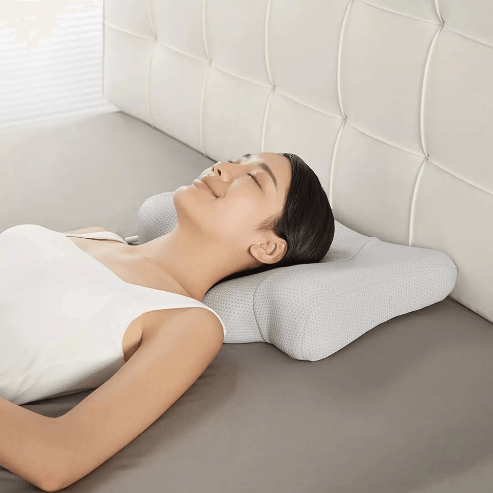 Lejia Multifunction Smart Sleep Traction Pillow from Technology Hot Compress Lift Massage Electric Adjustable for Neck Back Shoulder Care