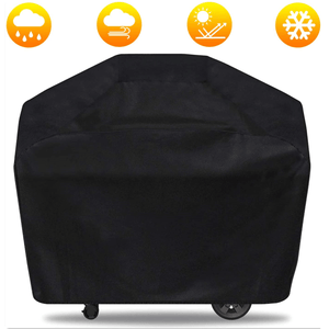 Waterproof Black Barbecue Cover anti Dust Rain Cover Garden Yard Grill Cover Protector for Outdoor BBQ Accessories