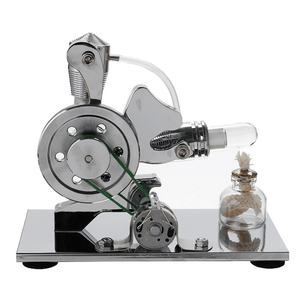 Actualizar STEM DIY Mini Air Stirling Motor Generador Motor Modelo Educativo Motor de potencia Juguete