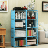 Double Row Bookshelf Simple Floor Shelf Children'S Bookcase Student Bookcase Multi-Layer Reinforced Storage Cabinet for Home Office