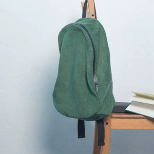 Grüner Damen-Rucksack, Canvas-Damentasche