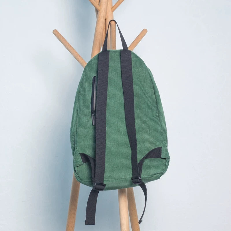 Green Women Backpack canvas Women Bag