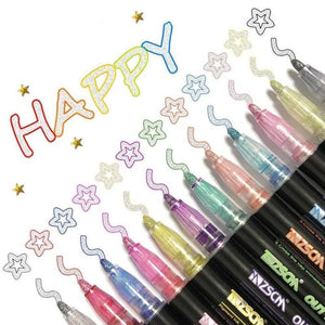 Double Line Magic Shimmer Markers 【50% OFF】