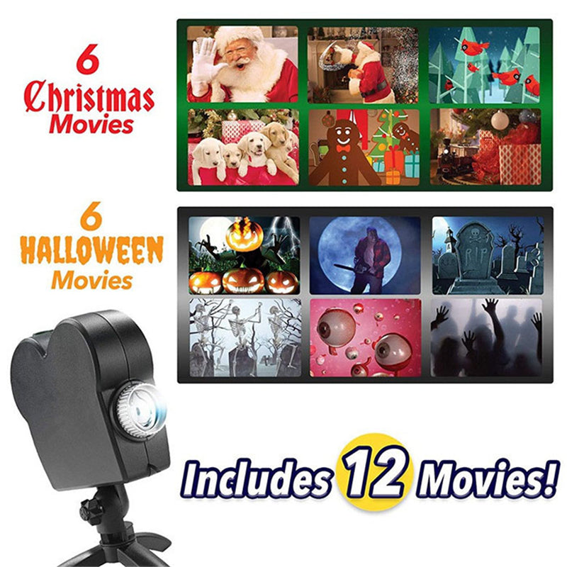 Haunted Halloween Projector + Bonus Christmas
