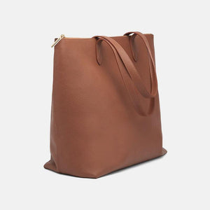 Brenice Women PU Leather Keychain Multi-pocket Large Capacity Laptop Bag Briefcase Business Handbag