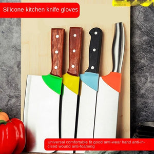 Kitchen Knife Back Protector Food Grade Silicone Abrasion Proof