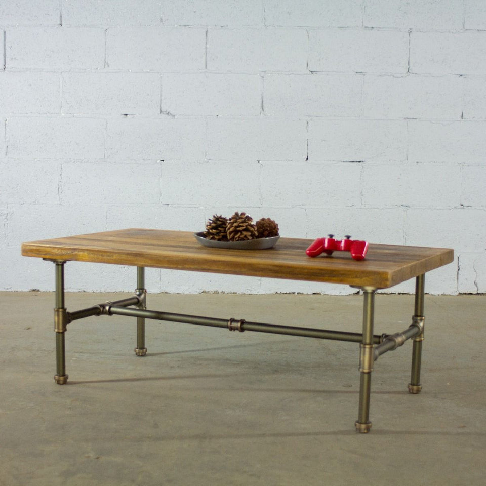 Modern Industrial Rectangular Coffee Table