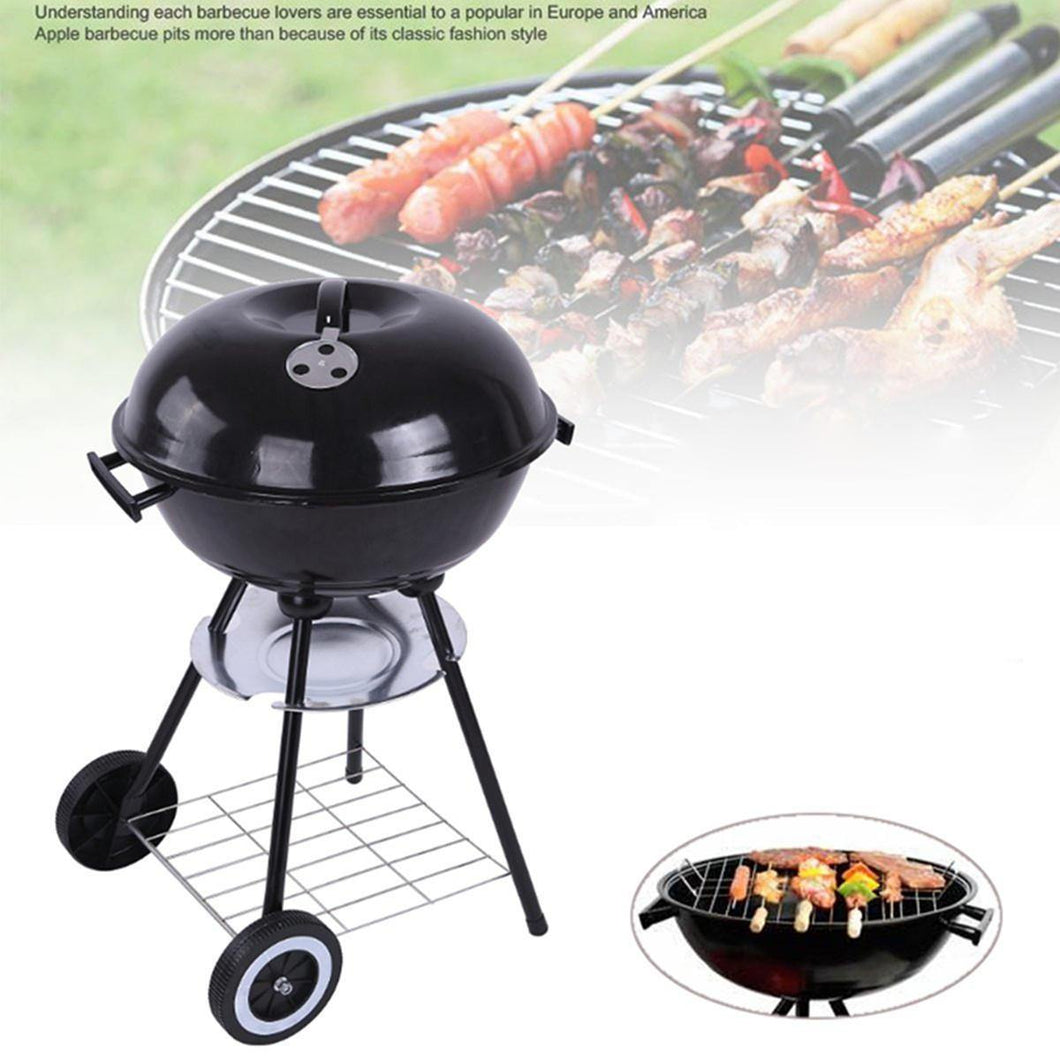 17'' Charcoal BBQ Grill Pit Outdoor Camping Cooker Bars Backyard Barbecue Tool