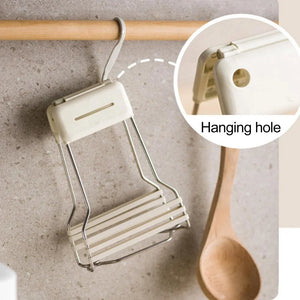 Kitchen anti-scald clamping bowl clamping stainless steel anti-slip silicone plate lifter