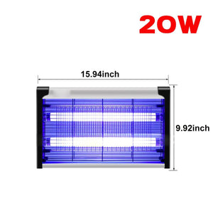 20W/40W Electric Mosquito Zapper Bug Killer Light Trap Catcher Low Noise Home