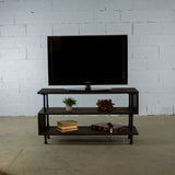Modern Aged Wood Finish TV Cabinet