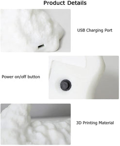 Fire Dragon 3D Printed Night Lampwith USB Rechargeable