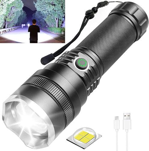 🔥[Nur heute 39,99 $]🔥 Ultrahelle taktische Zoom-Taschenlampe