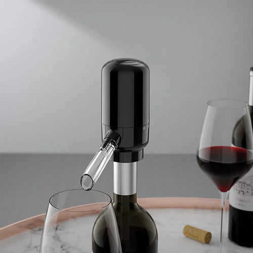Aireador de vino eléctrico Vertedor Decantador de vino de un botón