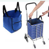 Supermarket Trolley Shopping Organizer Tote Eco Grocery Extend Cart Clips Reusable Foldable Handbag