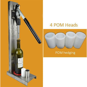Stainless Steel Manual Bottle Corking Machine Home Brew Wine Bottle Cap Pressing Machine