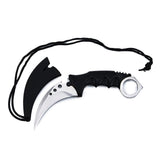 B-37 Claw Knife With Sheath Pocket Folding Key Outdoor Hunting Survival Tools Stainless Steel Home Knife