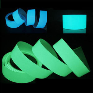 5mx15mm Luminous Tape Self-adhesive Green Blue Glowing In The Dark Safety Stage Home Decor