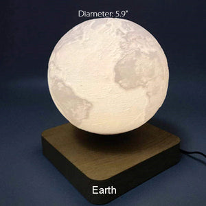 Lámpara de planeta de levitación magnética