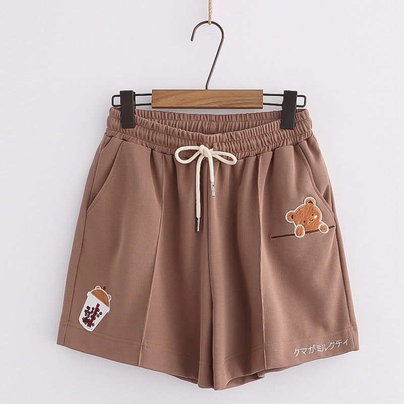 Lindos pantalones cortos de osito kawaii