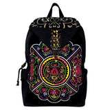 Original Ethnic Style Literature and Art Versatile Retro Tibetan Style Embroidered Backpack Travel Bag Canvas Bag