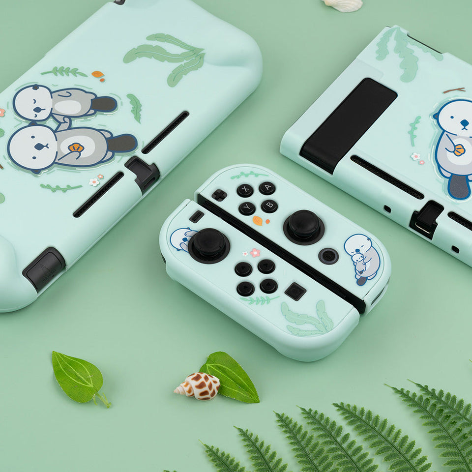 Cover Nintendo Switch Shiba Inu e Sea Otter