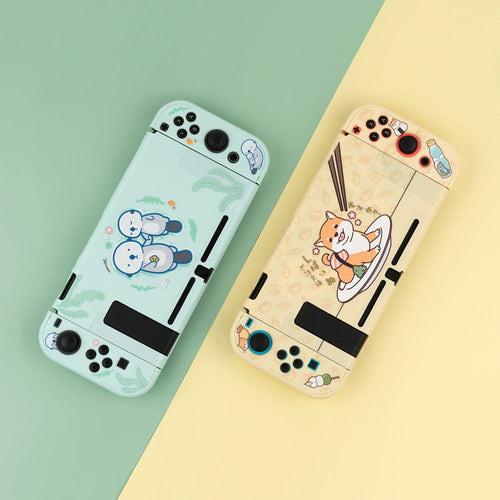 Housse Nintendo Switch Shiba Inu et Sea Otter