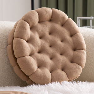 Cojín de asiento en forma de galleta Almohada de galleta