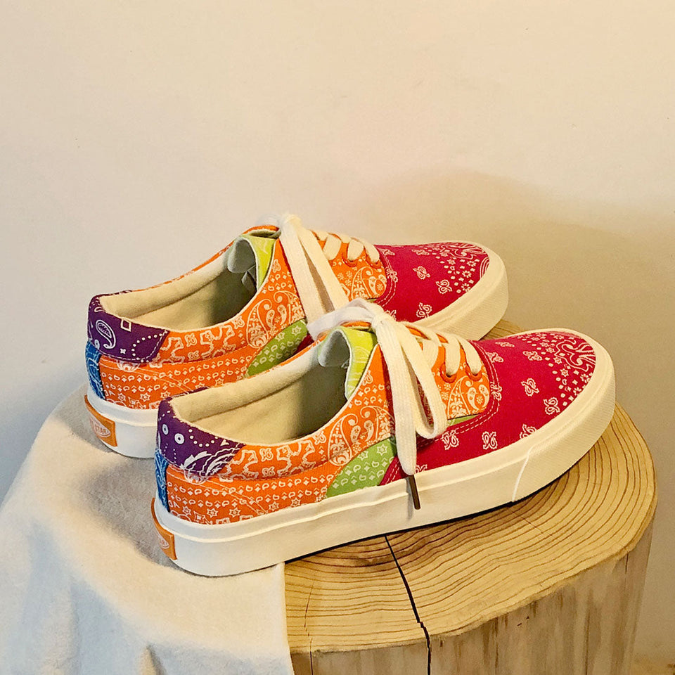 Ulzzang Colorful Block Sneaker