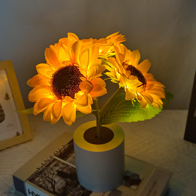 LED-Sonnenblumenlampe