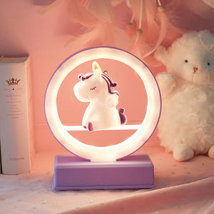 Kawaii Mini Unicorn Pastel Night Lamp