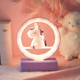 Kawaii Mini Unicorn Pastel Night Lamp