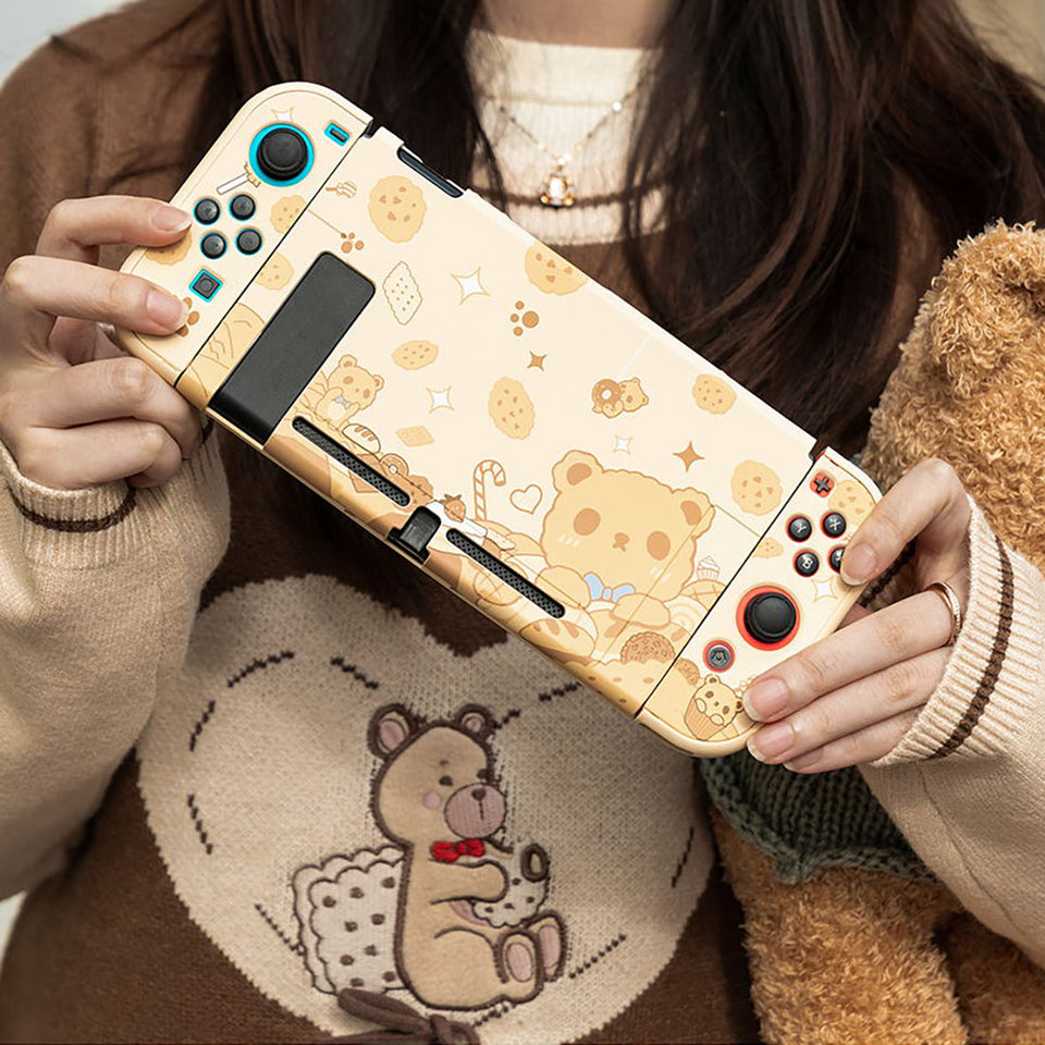Cute Cartoon Bear Case for Nintendo Switch