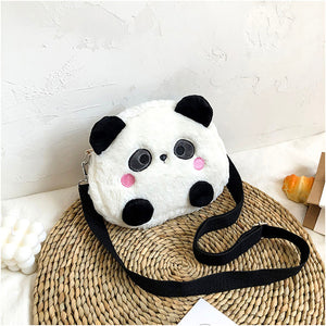 Süße Panda-Plüsch-Umhängetasche