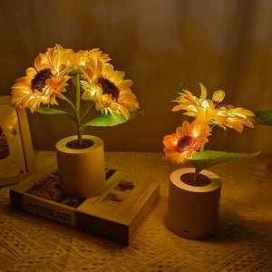 LED-Sonnenblumenlampe