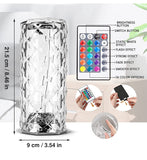 【LAST DAY SALE】Touch Control Rose Crystal Lamp