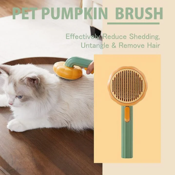 Pumpkin Pop Pet Brush