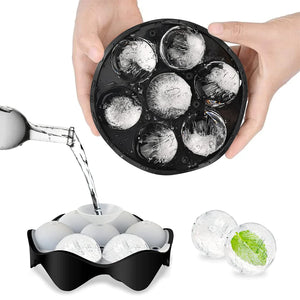 7 Cavity Ice Cubes Maker Form For Ice Ball Ice Molds