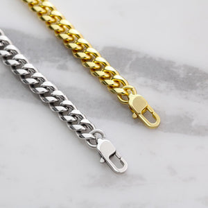 To My Son - Never Fear- Cuban Link Chain Necklace